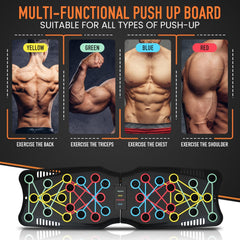 MG Push Up Board for Men & Women with 2 BONUS Accessories